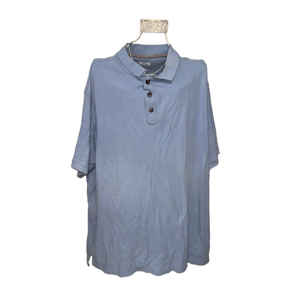 Duluth Trading Company Men's Blue Polo-shirts Perfect Polo Shirt Size 3XL Good C